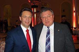 Волкер Эппинг (слева) и А.И. Рудской (справа)