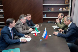 Встреча ректора СПбГПУ с делегацией