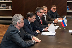 Ректор и представители СПбГПУ на встрече с финской делегацией