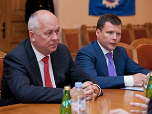 Глава ГК Ростехнологии на переговорах в СПбГПУ