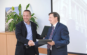 Марко Калич (слева) и  Д. Г. Арсеньев (справа)
