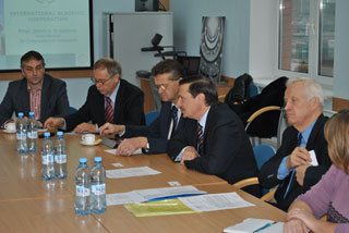 Встреча проректора по международной деятельности Д.Г. Арсеньева с  представителями Государственной корпорации «Росатом»