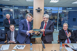 Подписание договора о сотрудничестве между СЗНТК и СПбПУ