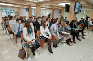 Открытие конференции в Ресурсном центре СПбГПУ