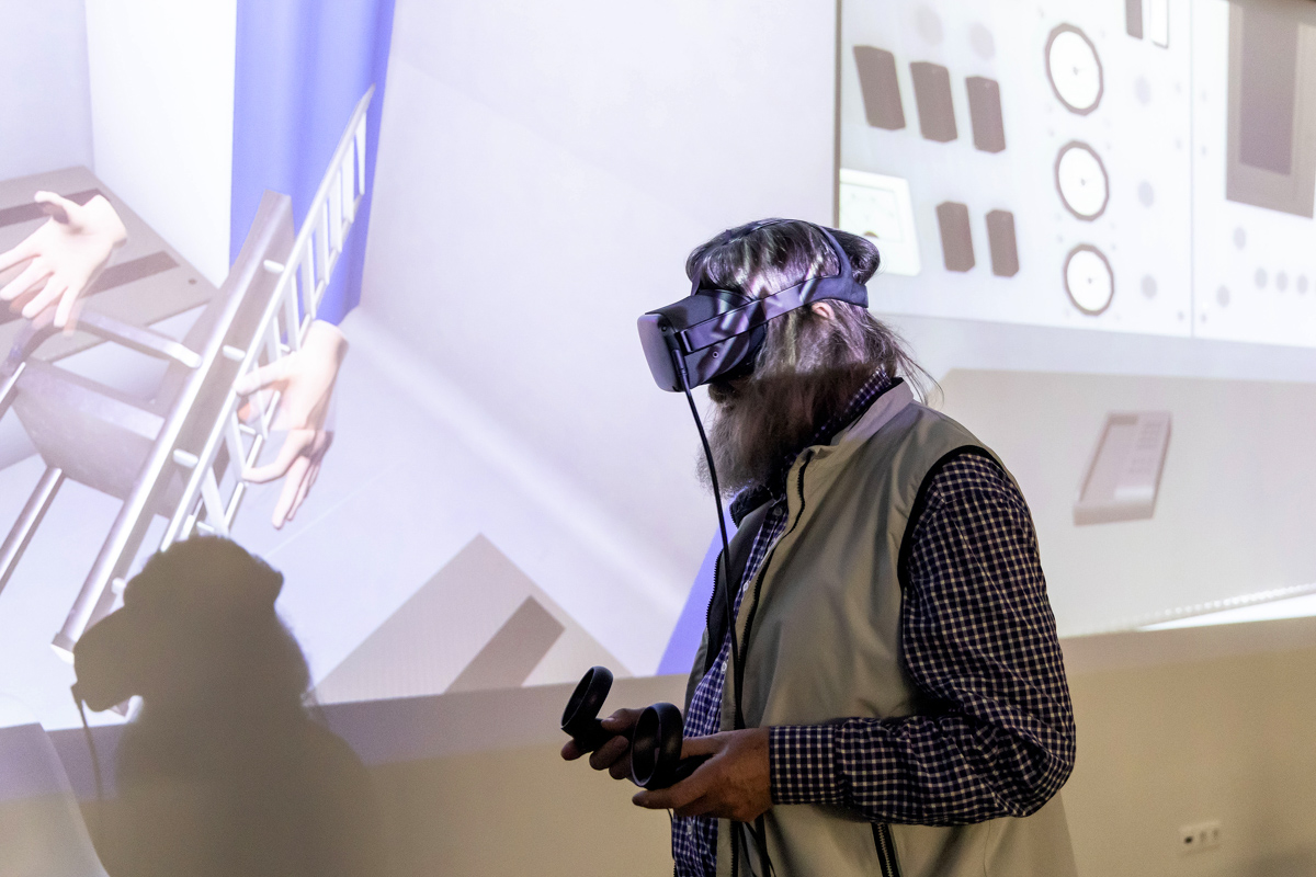 Демонстрация интерактивной VR-версии гондолы 