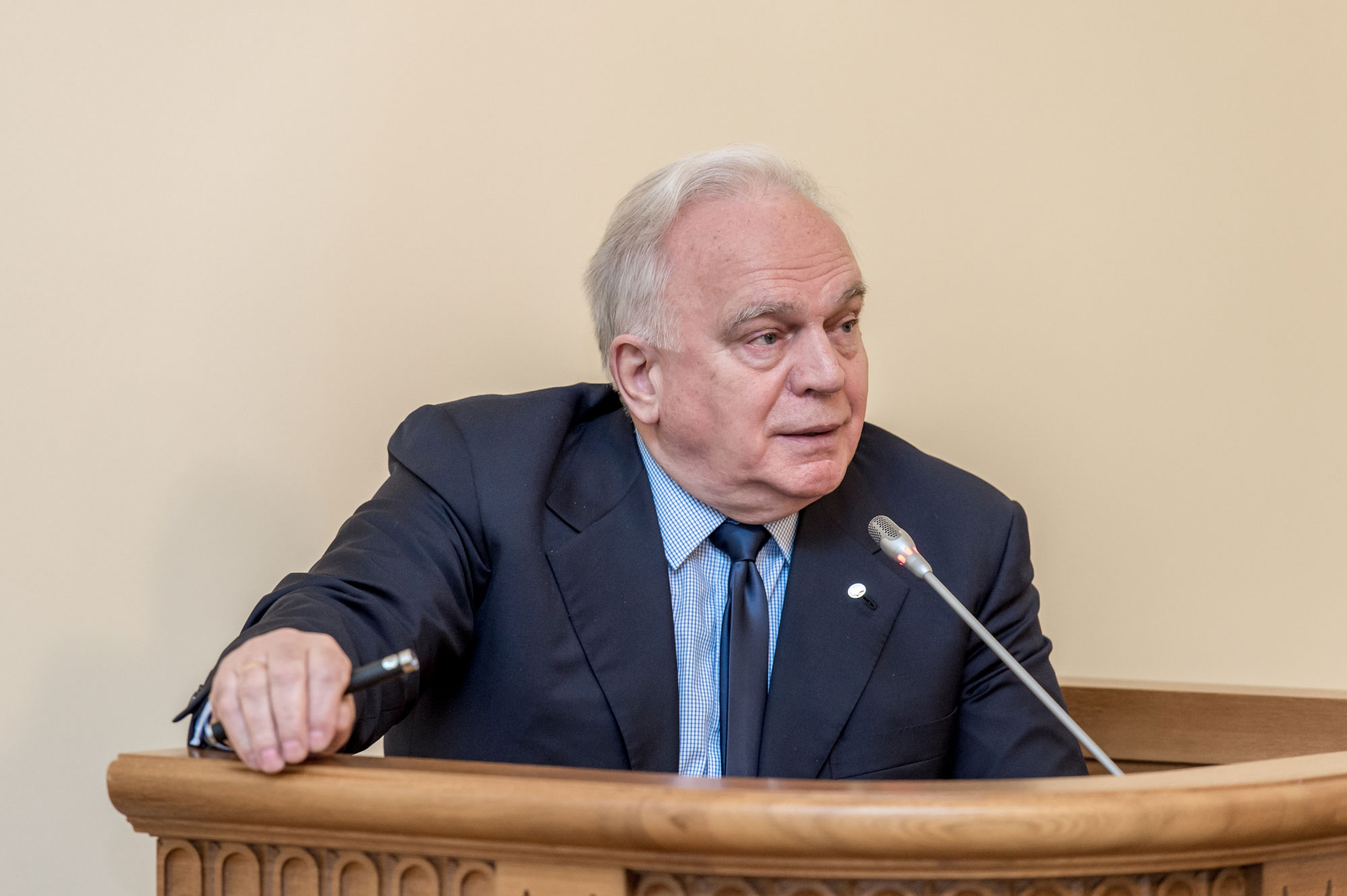 Академик В.А. Черешнев выступил с лекцией в СПбПУ