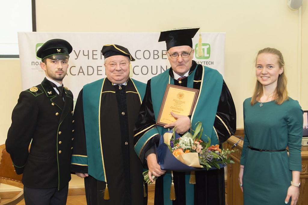 Мартин Гитзельс стал Почетным доктором СПбПУ