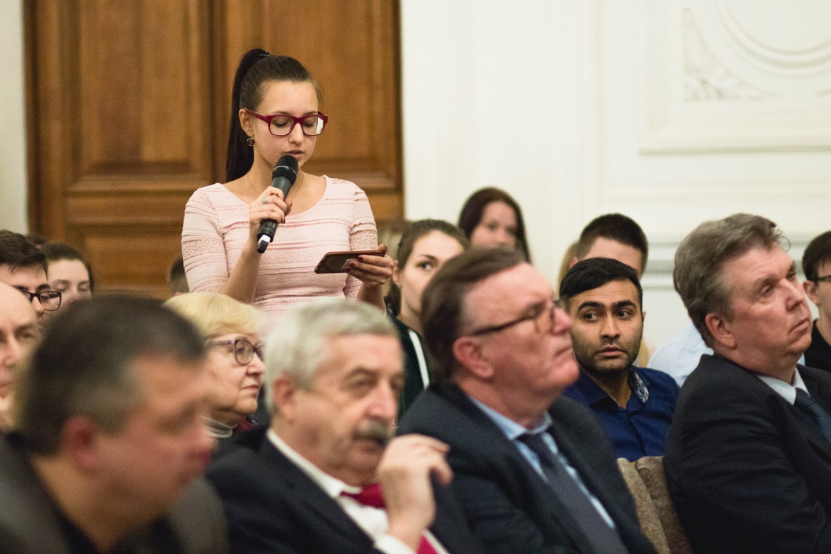 Встреча ректора СПбПУ, А.И. Рудского со студентами Встреча ректора СПбПУ, А.И. Рудского со студентами