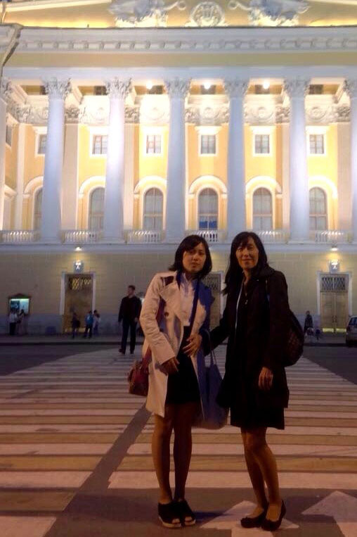 Майко Мизутани вместе с мамой изучают русский язык в ИМОП, а в свободное время посещают театры и музеи