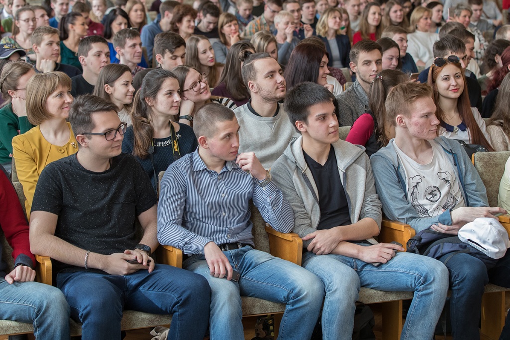 Встреча вызвала большой интерес сруди студентов