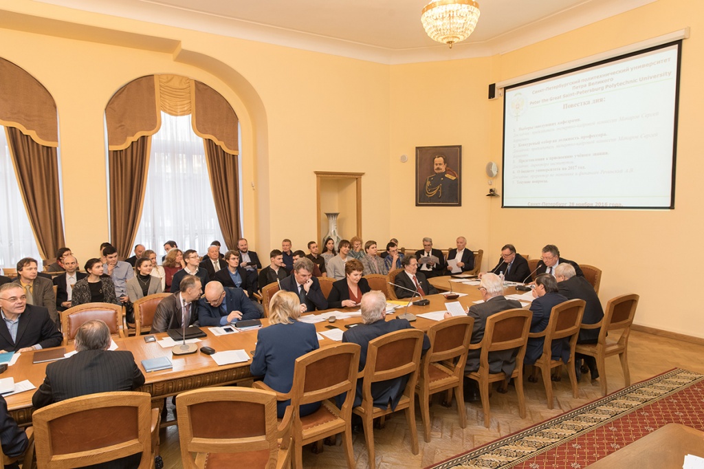 Состоялось очередное заседание Ученого совета СПбПУ