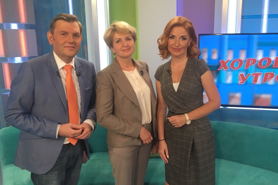 Е.М. Разинкина в эфире телеканала Санкт-Петербург рассказала о профессиях будущего 