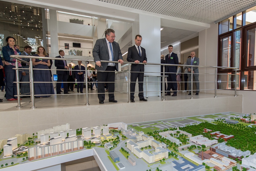 В июле 2016 года А.И. Рудской ознакомил с проектом межвузовского кампуса СПбПУ премьер-министра Д.А. Медведева