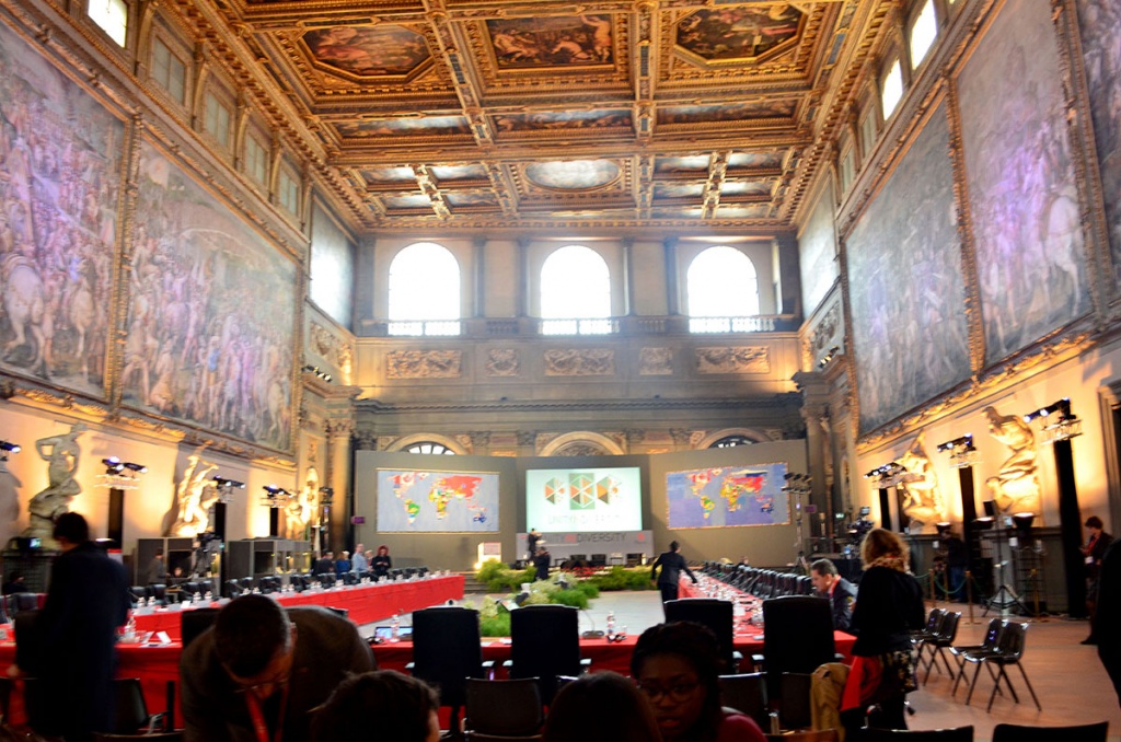 Деловая часть международного семинара прошла в знаменитом флорентийском Палаццо Веккьо
