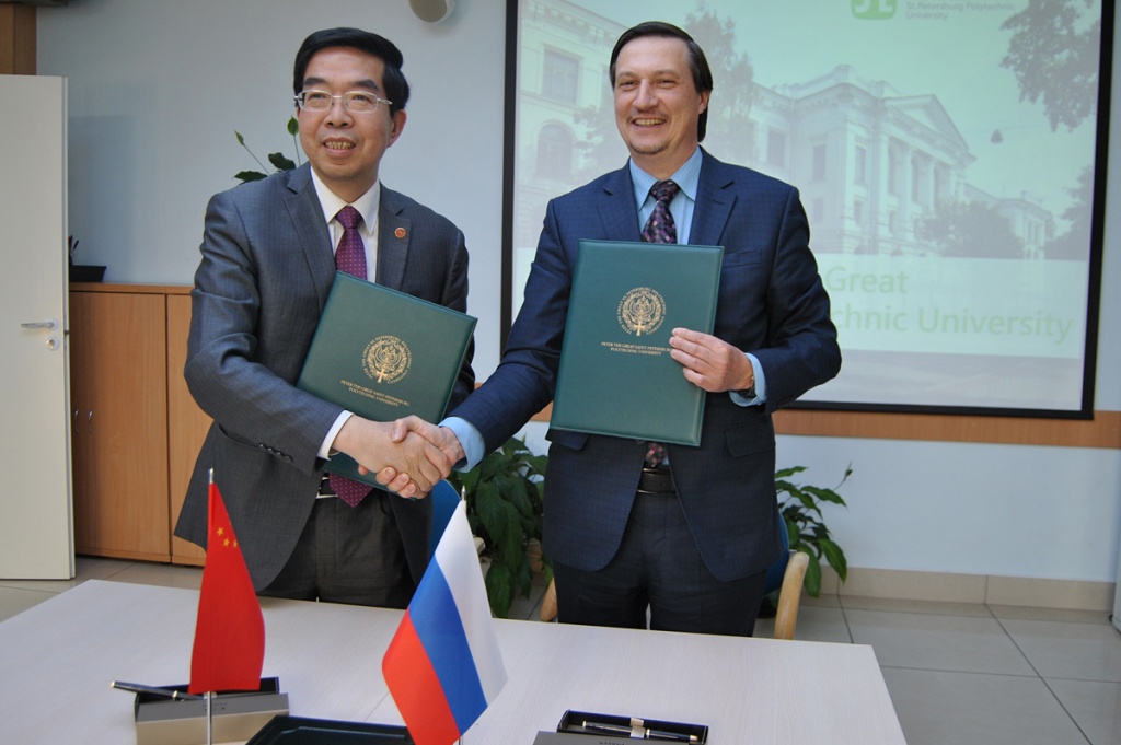 СПбПУ и Шанхайский университет Джао Тонг подписали договор о сотрудничестве и студенческих обменах