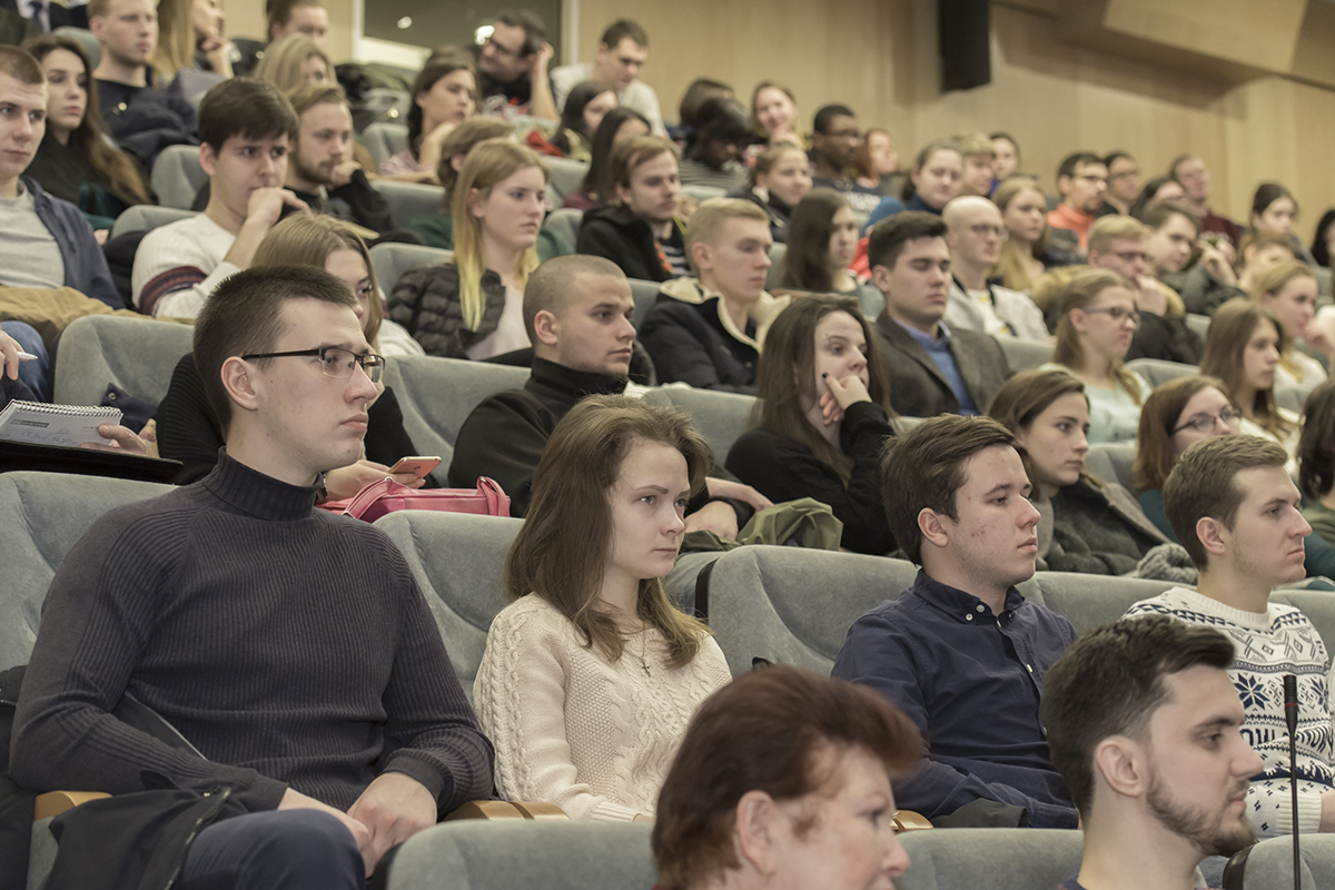 Лекция академика Квинта вызвала большой интерес у студентов и преподавателей СПбПУ 