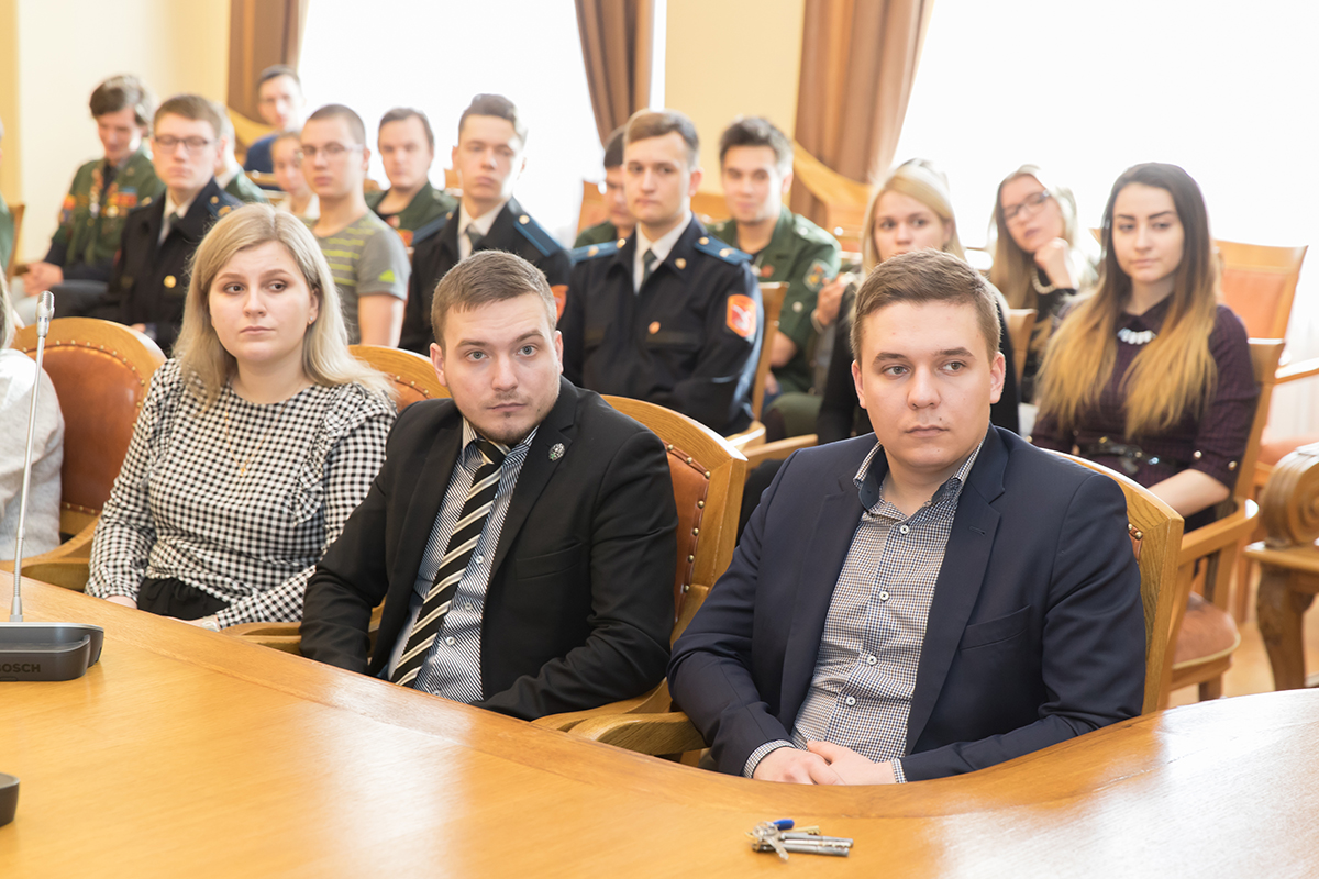 На встрече присутствовали представители Профсоюза и студенческого актива СПбПУ 