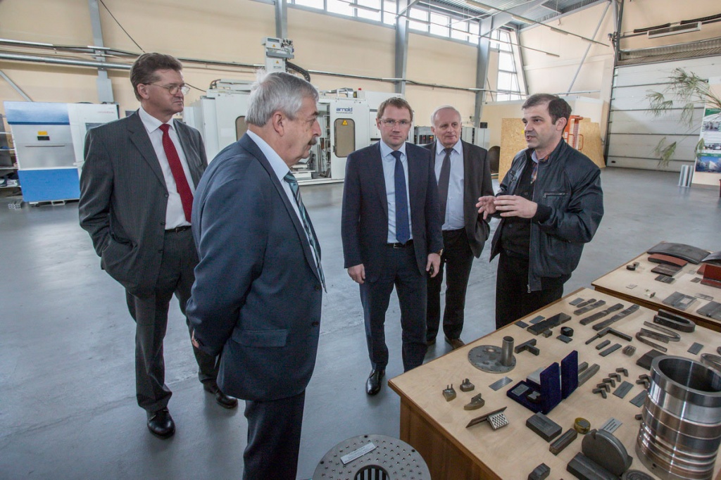 Посещение Российско-германского лазерного центра СПбПУ
