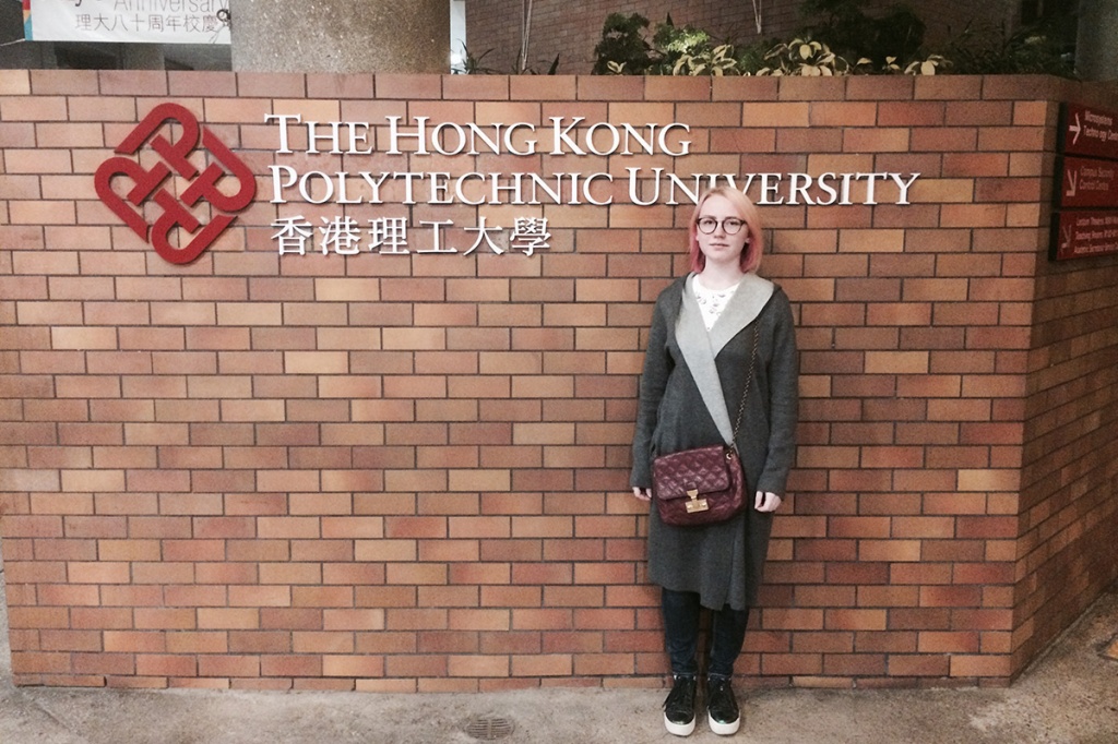 Студентка 3 курса ГИ СПбПУ Ксения Праводелова проходит годовое обучение в Гонконгском политехническом университете
