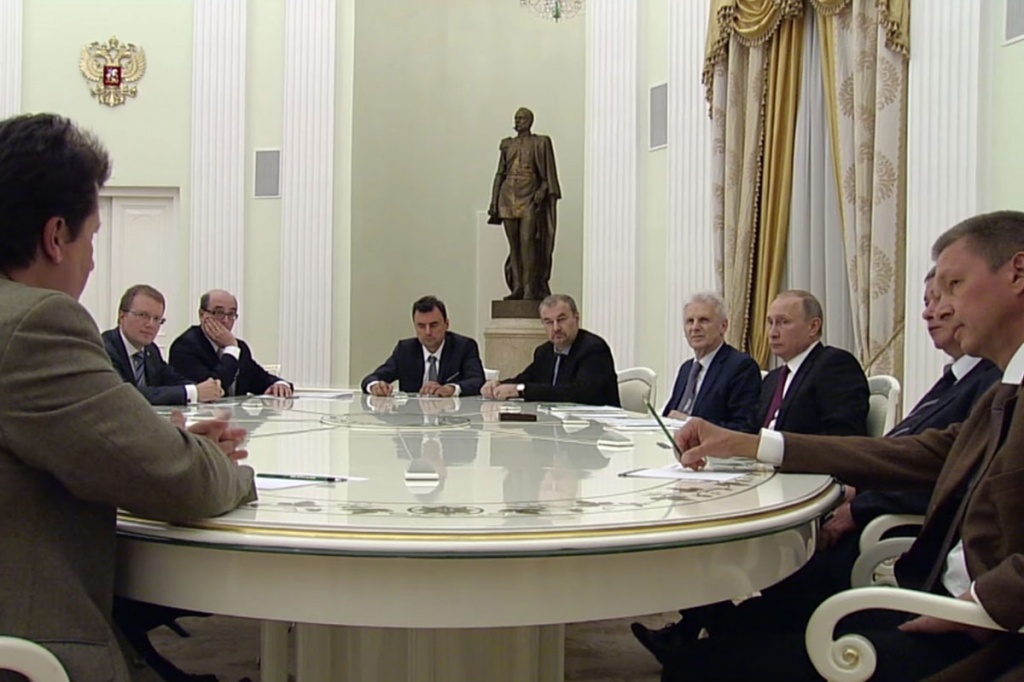 В Кремле состоялась встреча президента РФ В.В. Путина с ведущими учеными получателями мегагрантов