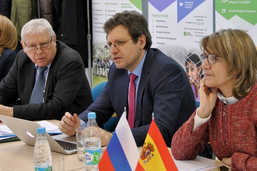 Официальная делегация из Мадрида посетила СПбПУ в феврале 2017