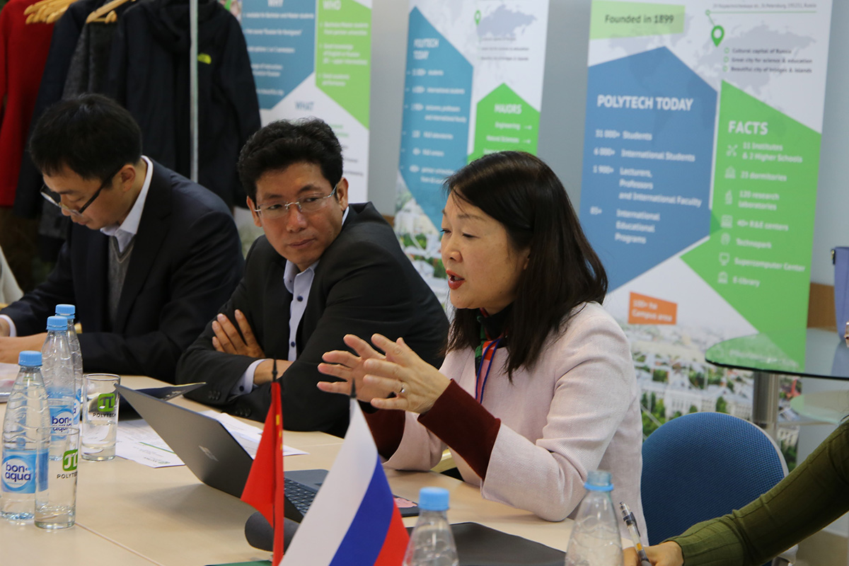 Представители СПбПУ и Университета Цинхуа обсудили развитие совместных научных проектов