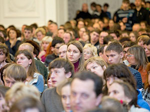 Участники Дня открытых дверей в Политехническом университете