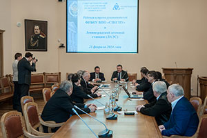 Встреча А.И. Рудского и Генерального директора ЛАЭС В.И. Перегуды
