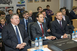 А.И. Рудской, Д.В. Мантуров, Д.В. Ливанов (слева направо)