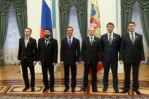 Церемония вручения премий Президента России в области науки и инноваций для молодых учёных за 2011 год 