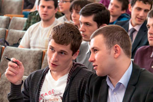 Студенты СПбГПУ на встрече