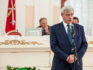 Губернатор Санкт-Петербурга Г.С. Полтавченко Губернатор Санкт-Петербурга Г.С. Полтавченко