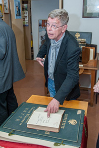 Оттмар Пертши  в хранилище Фундаментальной библиотеки СПбГПУ