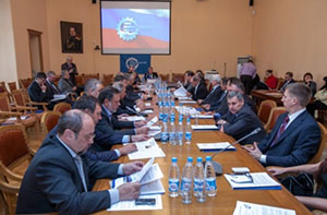 Круглый стол в зале заседаний Ученого совета СПбГПУ
