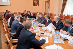 Расширенное заседание в зале Ученого совета СПбГПУ