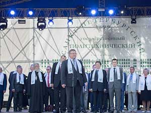Торжественное открытие Дня знаний в СПбГПУ 1 сентября 2013 года