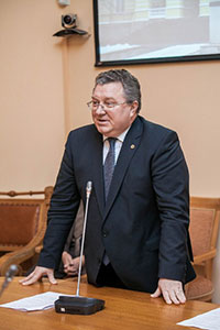 А. И. Рудской на церемонии награждения в СПбГПУ