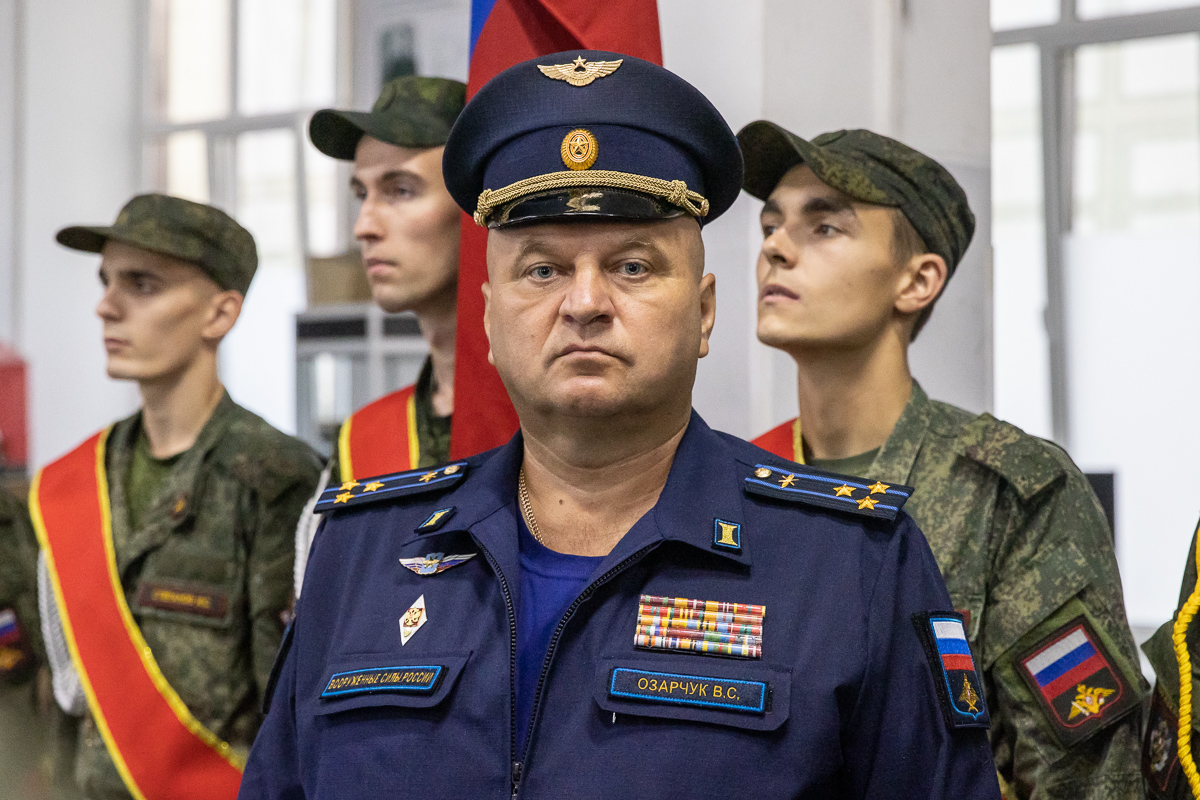 Начальник Военного учебного центра СПбПУ Виктор Озарчук
