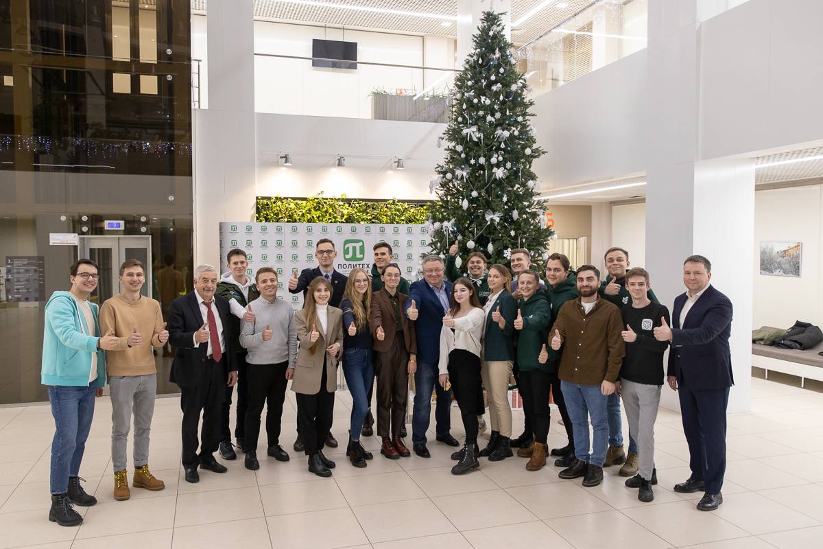 Андрей Рудской и активисты студенческого Профсоюза 