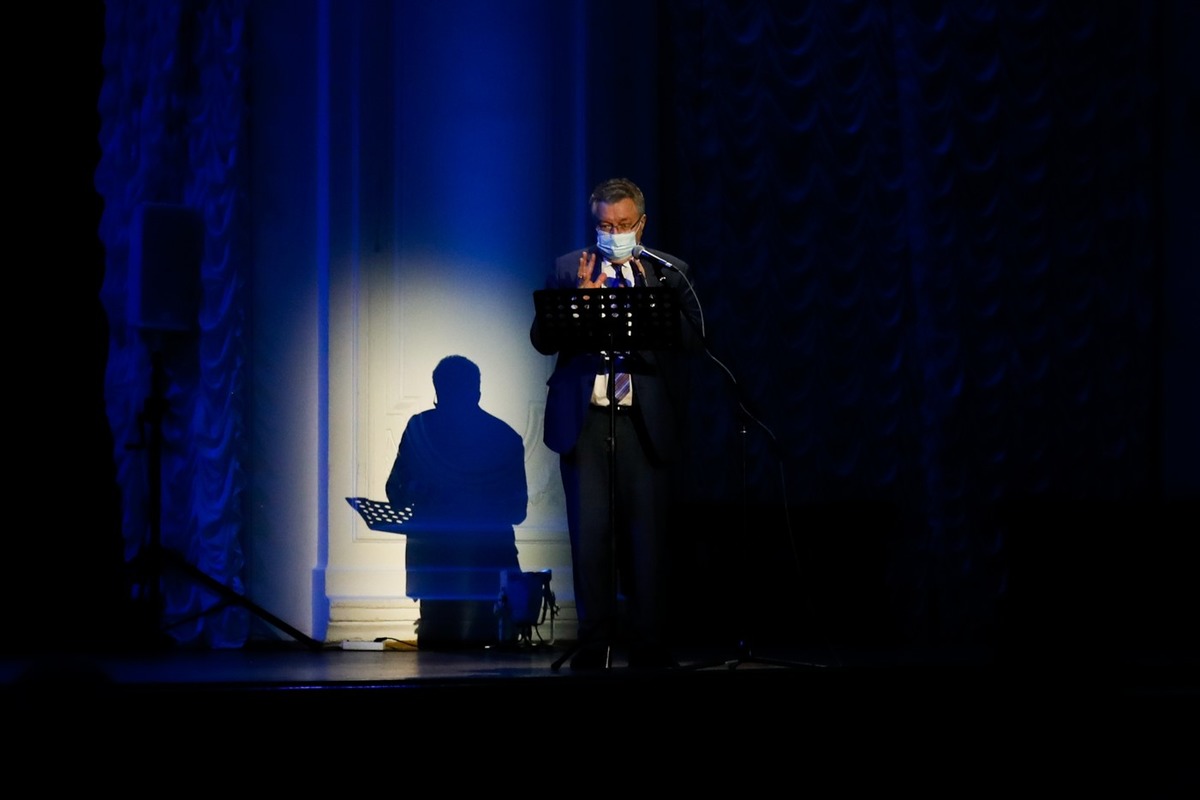 Концерт прошел под личным патронажем ректора СПбПУ Андрея Ивановича Рудского 