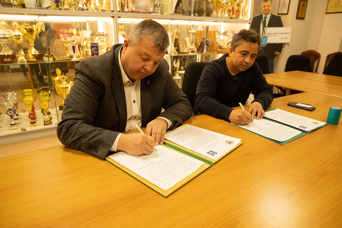 Подписание соглашения СПбПУ и Всероссийской федерации гиревого спорта 