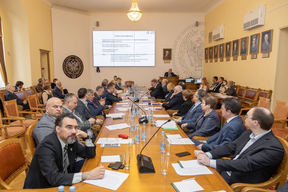 28 марта состоялось очередное заседание Ученого совета СПбПУ 