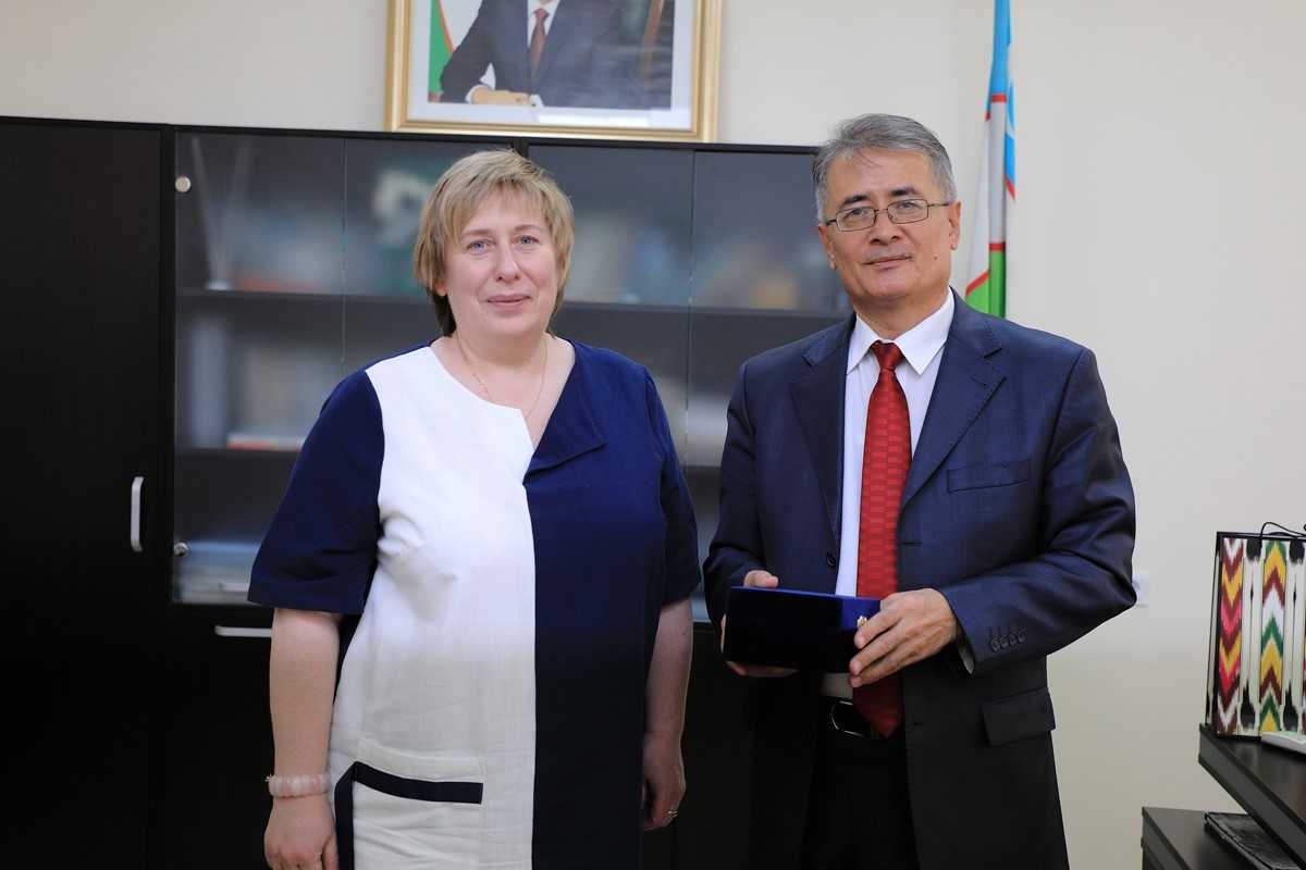 Начальник Управления международного образования СПбПУ и проректор по международным связям ТГТУ Улугбек Маннанов 