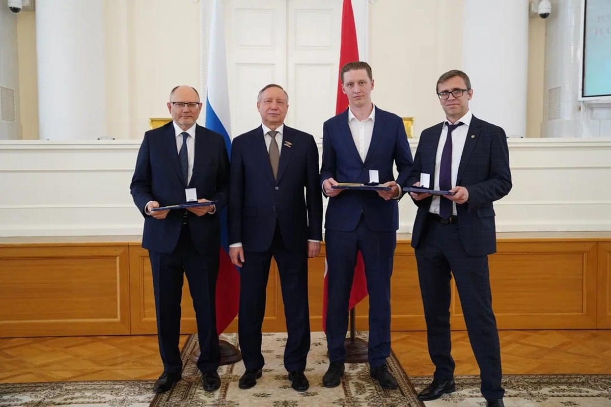 Слева направо - Марс Хасанов, Александр Беглов, Виталий Кузькин, Антон Кривцов 