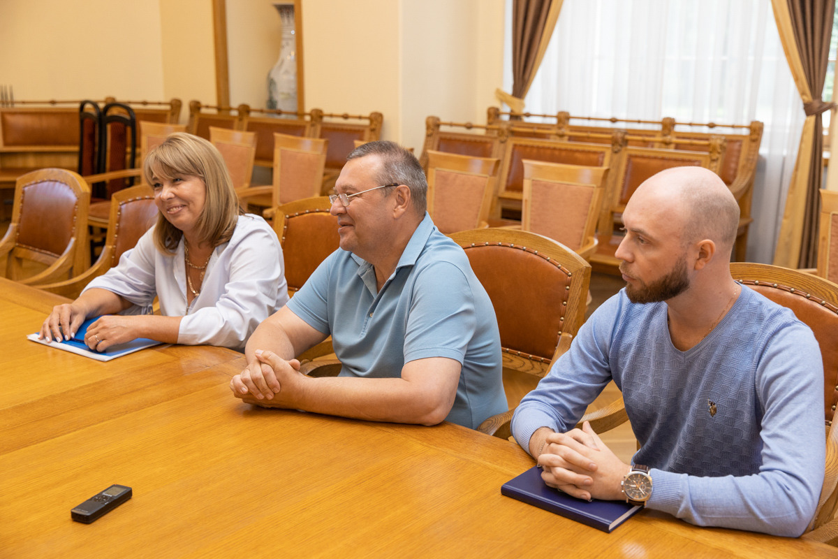 Представители Федерации хоккея Санкт-Петербурга