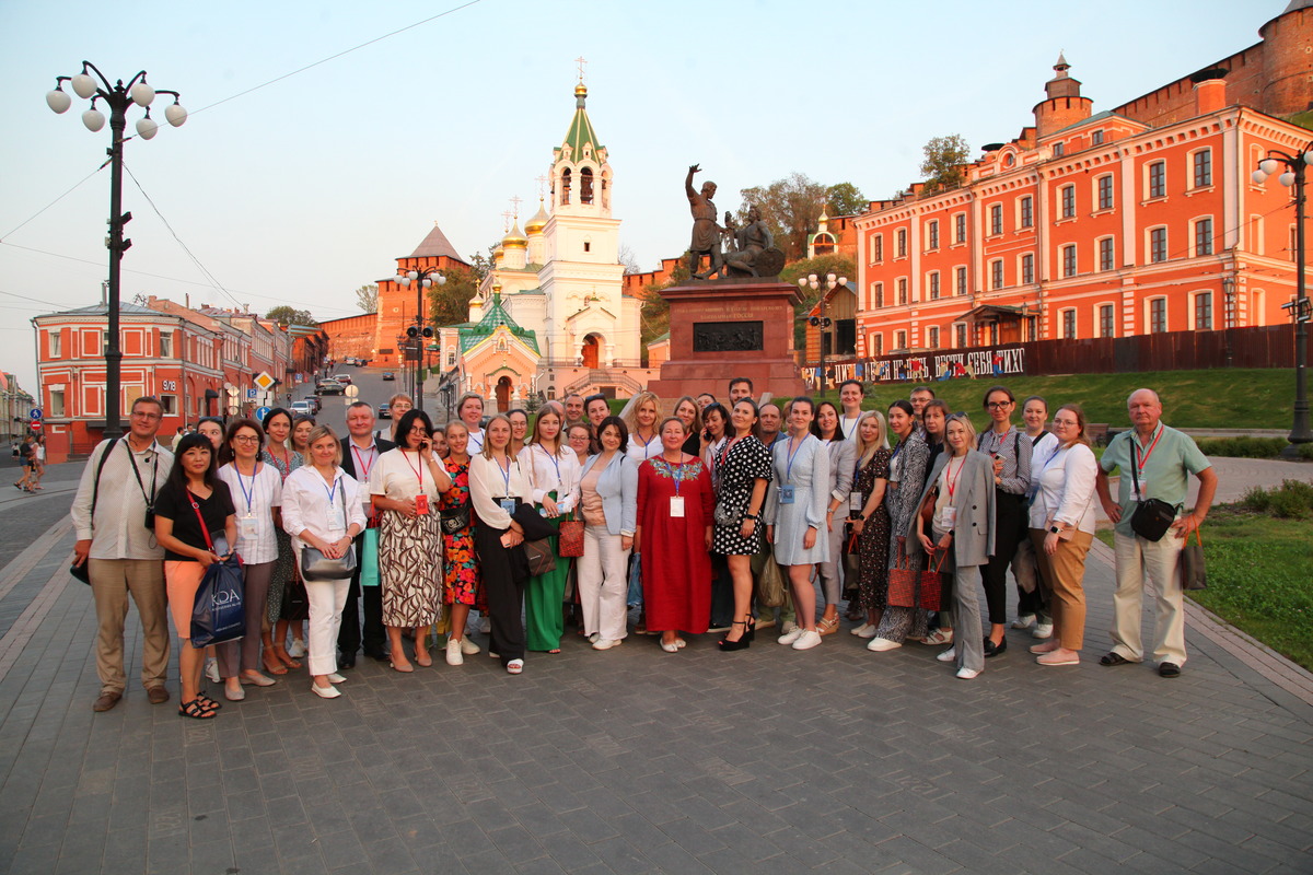 Участники образовательно-культурного интенсива «Центры компетенций: год на одной волне с университетами» в Нижнем Новгороде