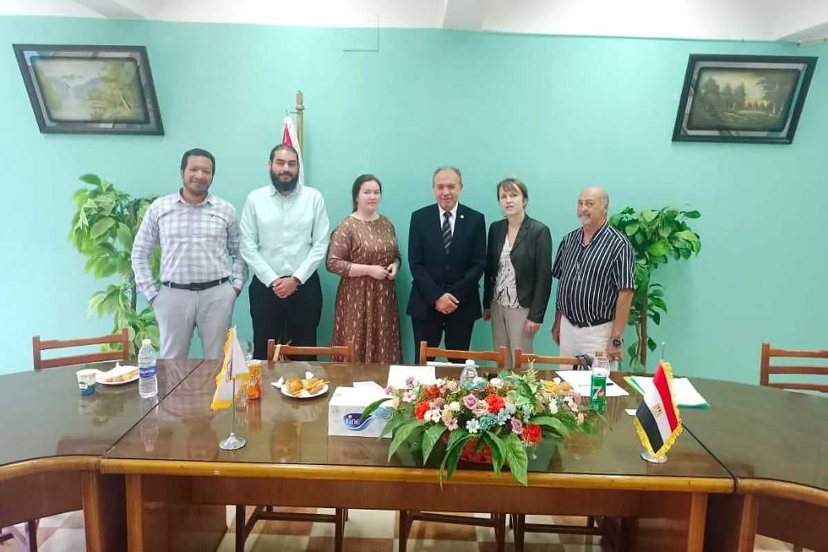 Представители СПбПУ посетили Таббинский институт металлургических исследований в Египте 