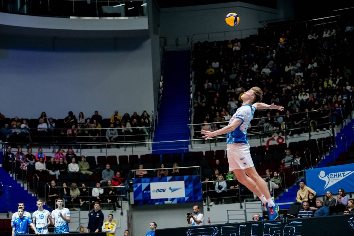 Политехники — любители волейбола посетили игру «Зенит» - «Нова». Фото — официальная группа вКонтакте волейбольного клуба «Зенит» 