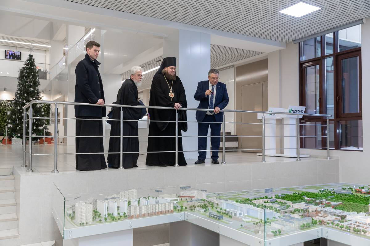 Андрей Рудской рассказал владыке Силуану о планах и перспективах Политехнического университета 