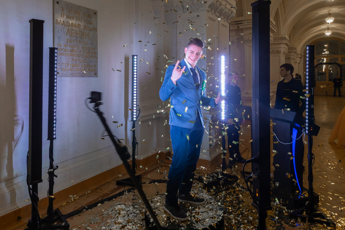 Фотозона «Видео спиннер 360» пользовалась большой популярностью